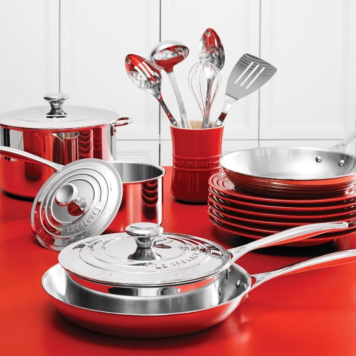 Le Creuset 12" Tri-Ply Fry Pan | Stainless Steel 5 Le Creuset 12" Tri-Ply Fry Pan | Stainless Steel - Image 5