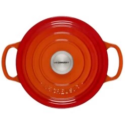 Le Creuset 2 Qt. Round Signature Cast Iron Dutch Oven With Stainless Steel Knob | Flame Orange 9 Le Creuset 2 Qt. Round Signature Cast Iron Dutch Oven With Stainless Steel Knob | Flame Orange -Cooking Master 182ss c