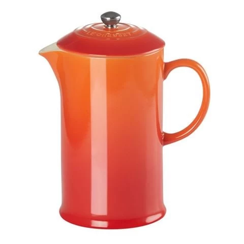 Le Creuset - French Coffee Press Volcanic Flame 1L 1 Le Creuset - French Coffee Press Volcanic Flame 1L