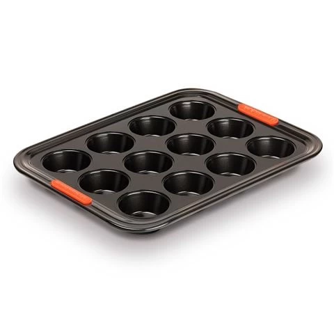 Le Creuset - Toughened Non-Stick 12 Cup Muffin Tray 1 Le Creuset - Toughened Non-Stick 12 Cup Muffin Tray