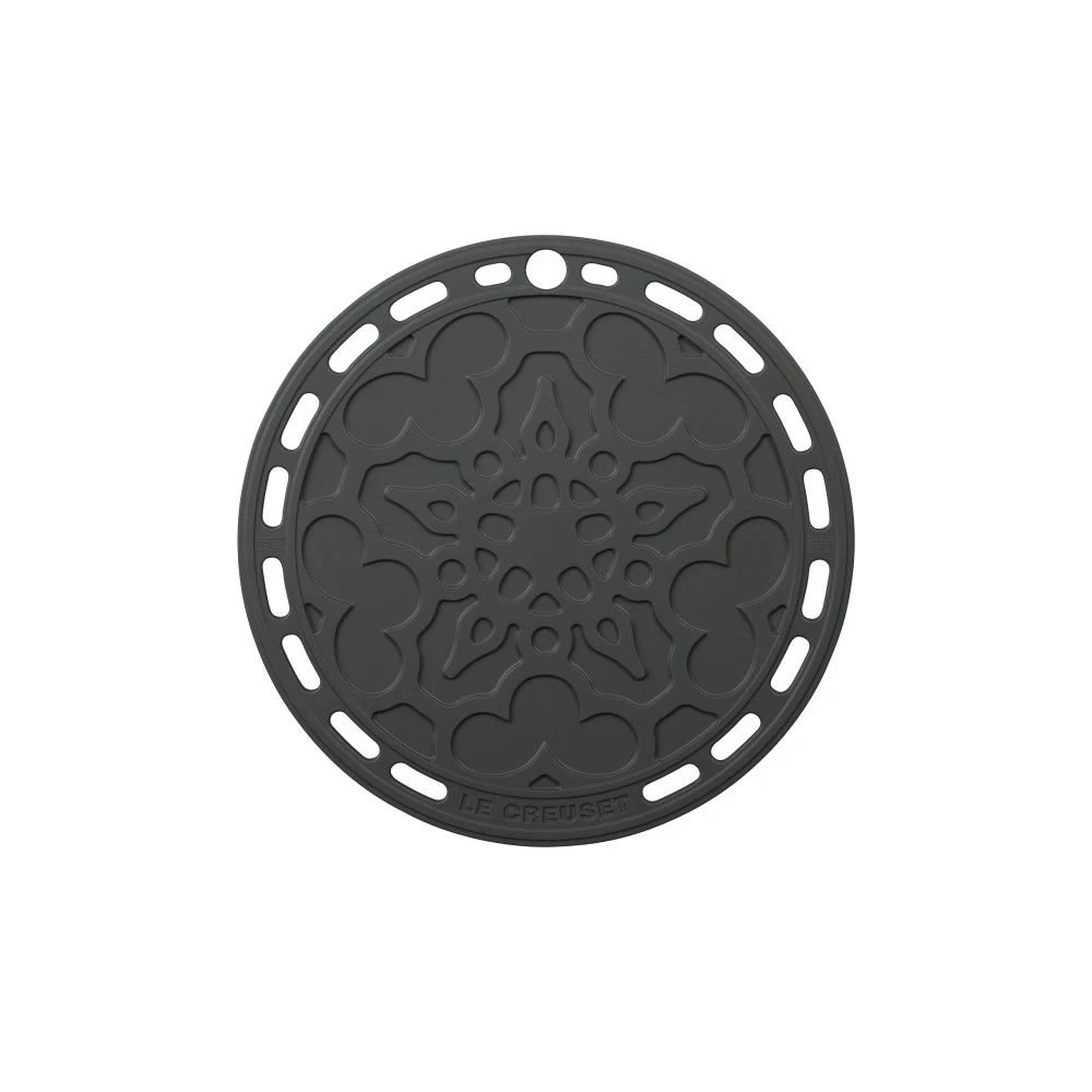 Le Creuset 8" Silicone French Trivet | Oyster Grey