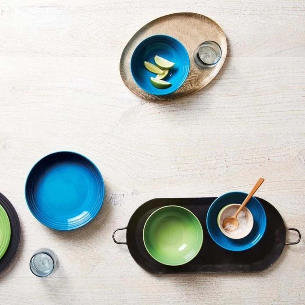 Le Creuset 22oz Soup Bowls - Set Of 4 | Marseille Blue 3 Le Creuset 22oz Soup Bowls - Set Of 4 | Marseille Blue - Image 3