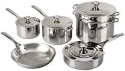 Le Creuset 10-Piece Cookware Set | Tri-Ply Stainless Steel