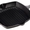 Le Creuset 10.25" Square Signature Cast Iron Grill Skillet | Oyster Grey