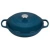 Le Creuset 3.5 Qt. Signature Braiser With Stainless Steel Knob | Deep Teal