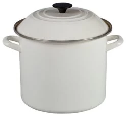 Le Creuset 10 Qt. Stock Pot | White