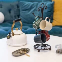 Le Creuset 1.7 Qt. Whistling Kettle | Noel (White & Gold) -Cooking Master rippled lifestyle squares 0023 dsc0055 4