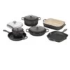 Le Creuset 10-Piece Signature Cookware Set With Stainless Steel Knobs | Oyster Grey