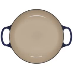 Le Creuset Olive Branch Collection 3.5 Qt. Signature Braiser | Indigo Blue 10 Le Creuset Olive Branch Collection 3.5 Qt. Signature Braiser | Indigo Blue -Cooking Master rs17123 ls2532 3078ob 4