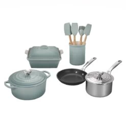 Le Creuset 12-Piece Mixed Material Set | Sea Salt