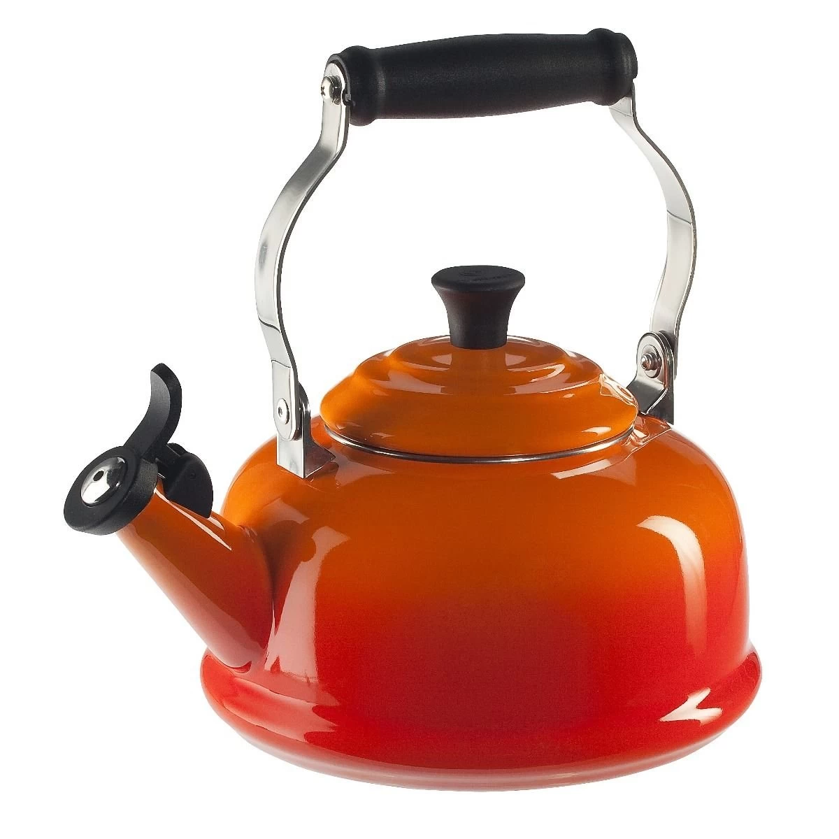 Le Creuset 1.7 Qt. Classic Whistling Kettle | Flame Orange 1 Le Creuset 1.7 Qt. Classic Whistling Kettle | Flame Orange