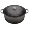 Le Creuset 13.25 Qt. Round Signature Cast Iron Dutch Oven With Stainless Steel Knob | Oyster Grey