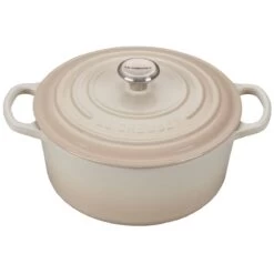 Le Creuset 3.5 Qt. Round Signature Dutch Oven With Stainless Steel Knob | Meringue White